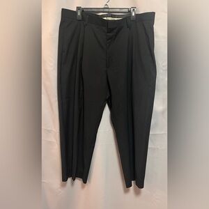 Vinci Men's Black Dress‎ Pants Size 40S Polyester Blend